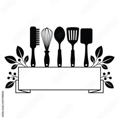 Kitchen Utensils Silhouette
