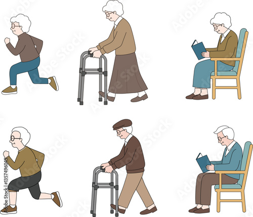 노인  걷기 운동 치매예방