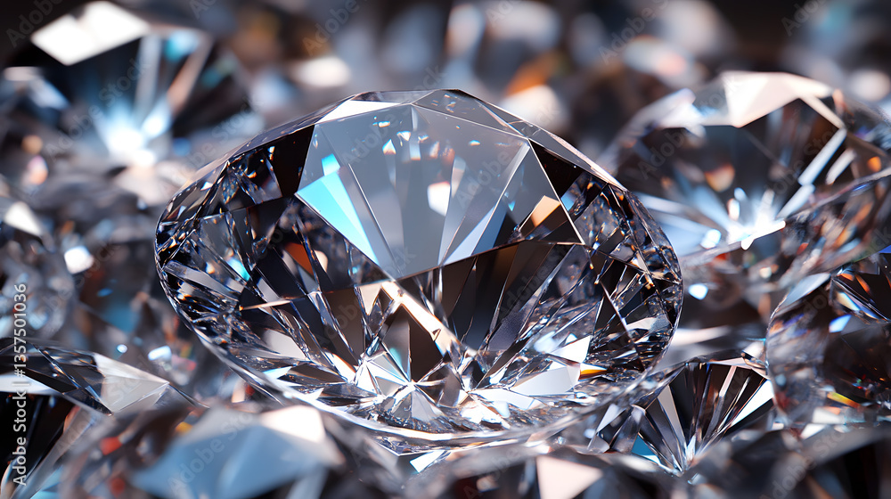 Stunning diamond reflection wallpaper elegant background photorealistic environment gemstone display macro view Stunning diamond reflection wallpaper elegant background photorealistic environment gemstone display macro view
