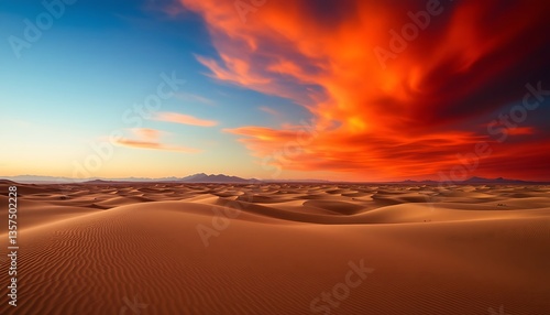 Fototapeta Naklejka Na Ścianę i Meble -  sunset in the desert