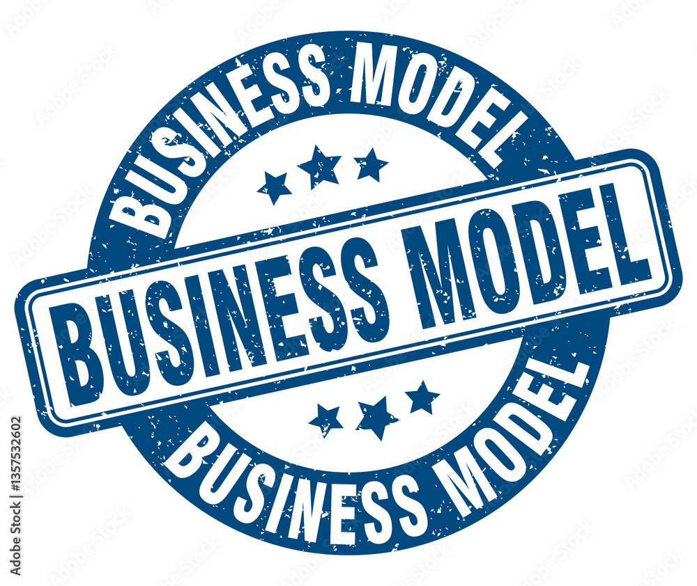 business model stamp. business model label. round grunge sign business model stamp. business model label. round grunge sign