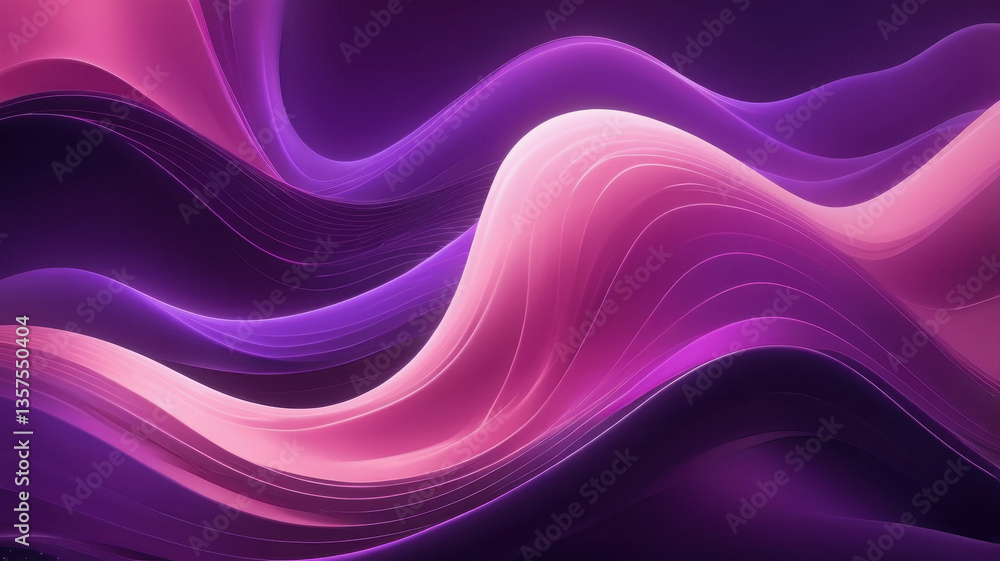 Fototapeta premium abstract purple background with waves