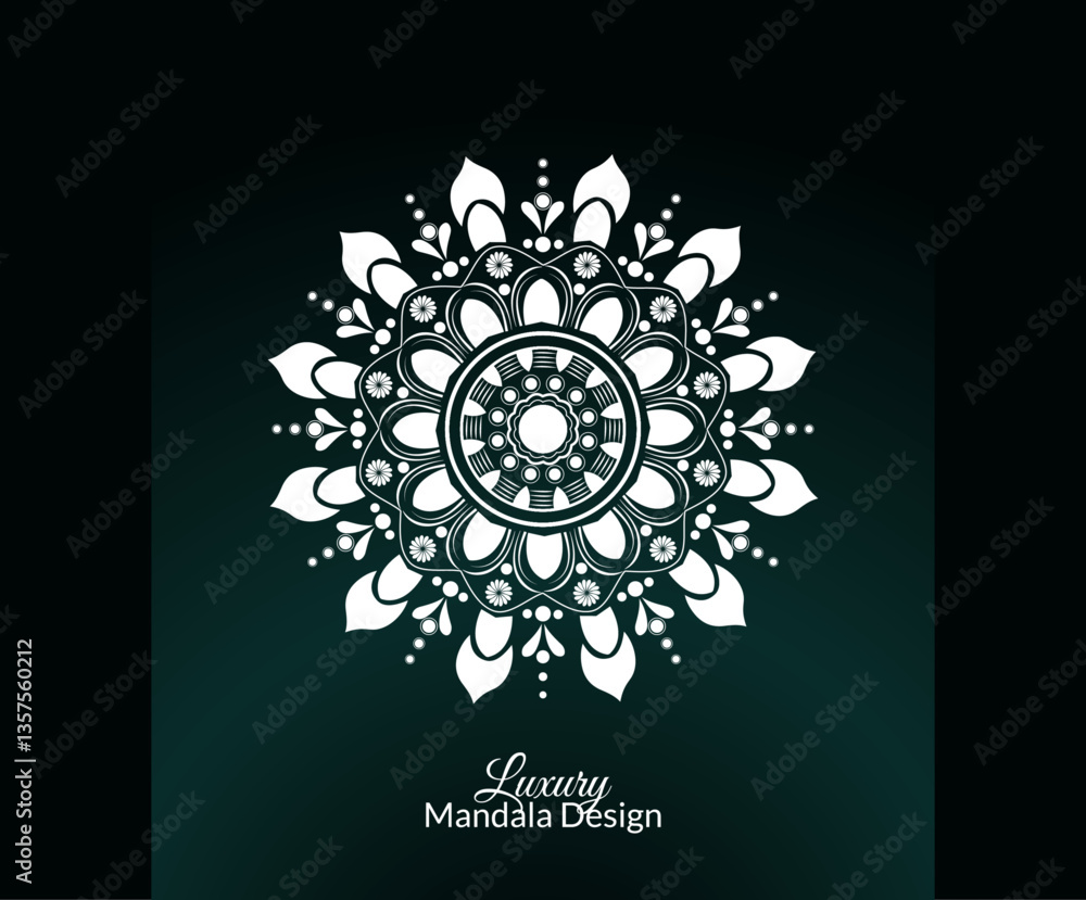 Circular pattern in the form of a mandala. Ornamental mandala with golden color arabesque floral pattern islamic east style Meditation element for India yoga. Ornament for decorating a greeting. Circular pattern in the form of a mandala. Ornamental mandala with golden color arabesque floral pattern islamic east style Meditation element for India yoga. Ornament for decorating a greeting.