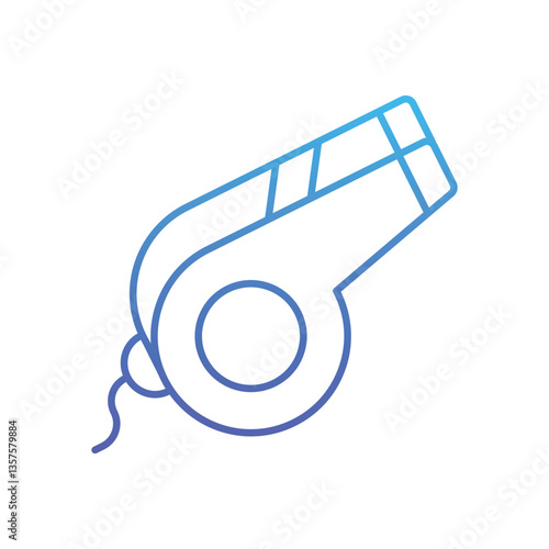 Toy Whistle Vector icon