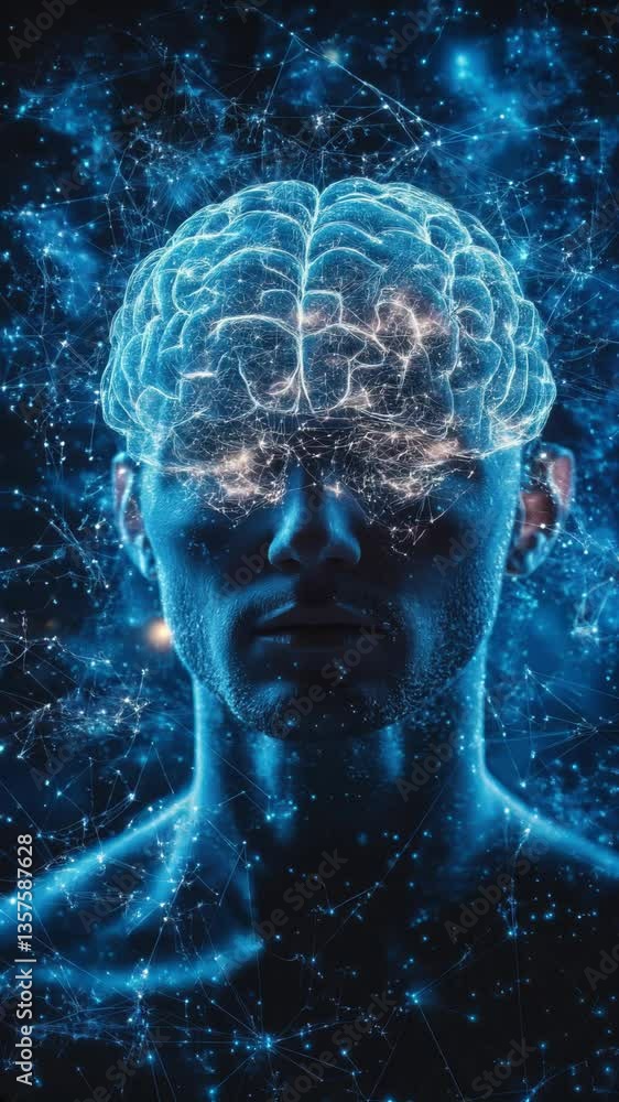 A glowing digital representation of a human brain with interconnected neural pathways, symbolizing artificial intelligence, deep learning, and cognitive science. A glowing digital representation of a human brain with interconnected neural pathways, symbolizing artificial intelligence, deep learning, and cognitive science.