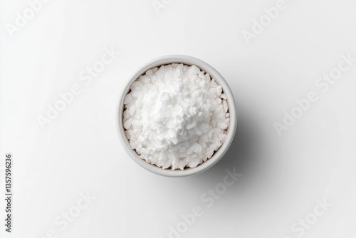 Small bowl of powdered foodstuff