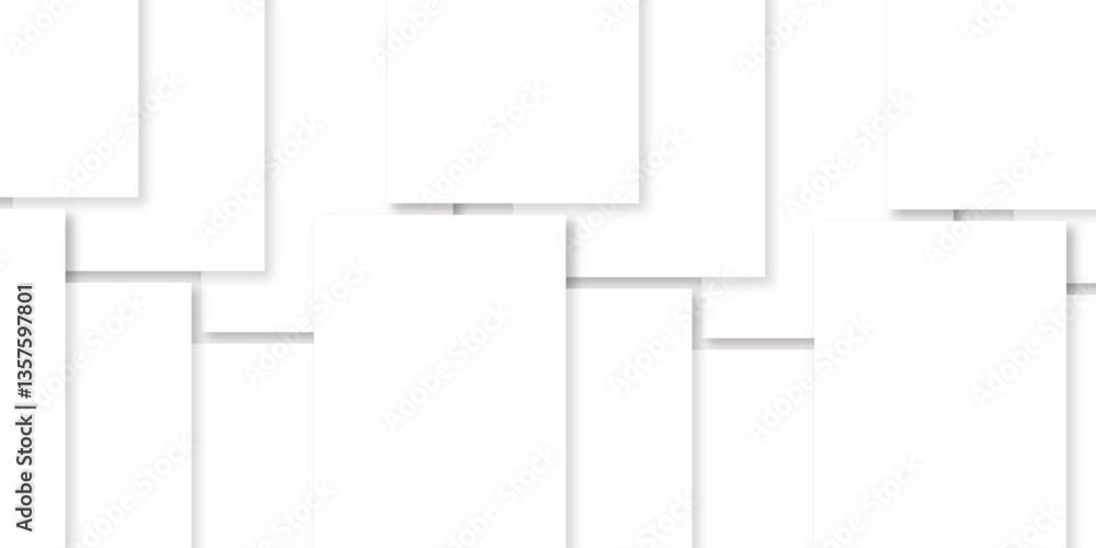 3D White geometric abstract background overlap layer on bright space with rounded rhomb effect decoration. Vector abstract graphic design Banner Pattern background web template. 3D White geometric abstract background overlap layer on bright space with rounded rhomb effect decoration. Vector abstract graphic design Banner Pattern background web template.
