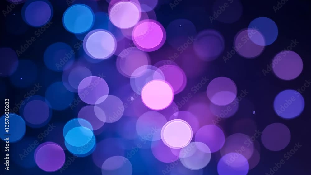 Abstract Bokeh Background with Blue Purple and Pink Light Circles on Dark Backdrop Abstract Bokeh Background with Blue Purple and Pink Light Circles on Dark Backdrop