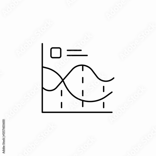 statistics graph icon sign vector