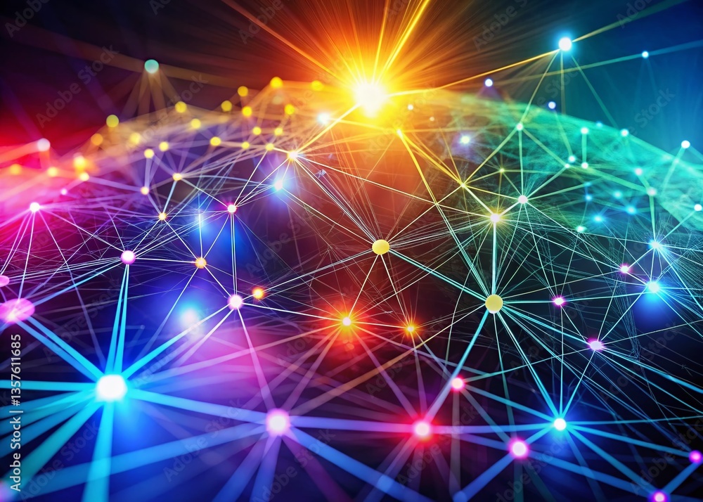 Minimalist Internet Revolution: Connected World Abstract Minimalist Internet Revolution: Connected World Abstract