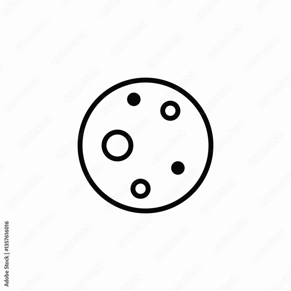 rock planet icon sign vector rock planet icon sign vector