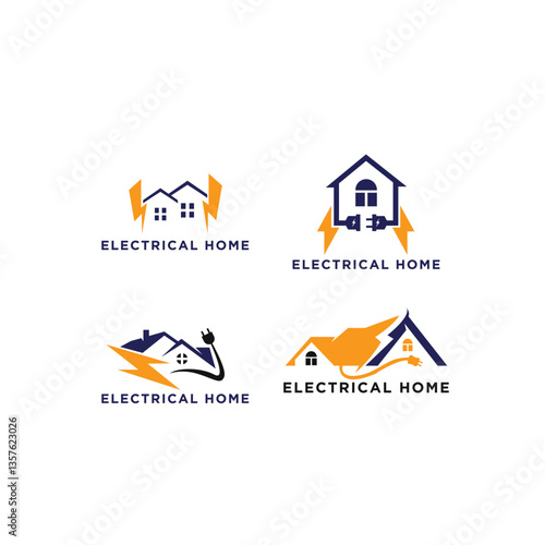 Creative innovation for electrician service logo. Illustration vector graphic of innovation for electrician service Concept Logo Design