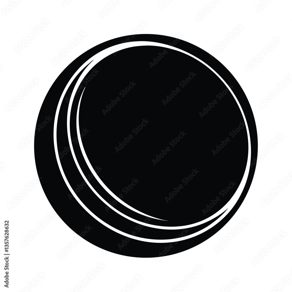A round camera lens icon with a blank black and white photo frame and camera illustration, a shiny metal vector design A round camera lens icon with a blank black and white photo frame and camera illustration, a shiny metal vector design