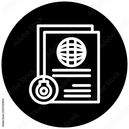 Vector Design Deported Icon Style