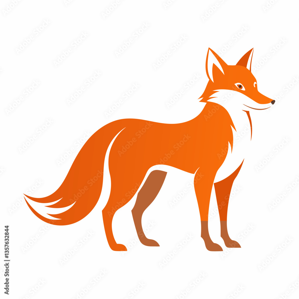 Fototapeta premium fox vector illustration