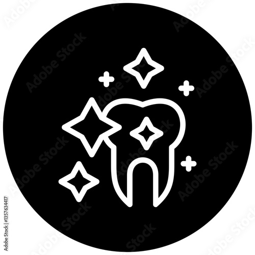 Clean Tooth Icon Style