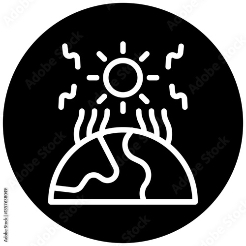 Greenhouse Effect Icon Style