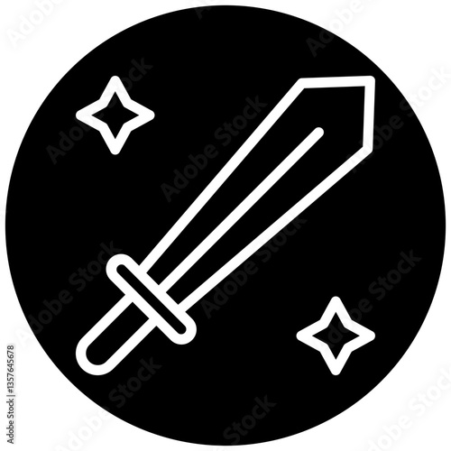Sword Toy Icon Style