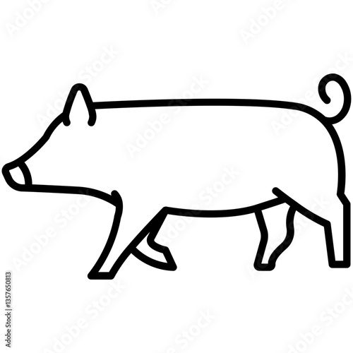 Pig Running