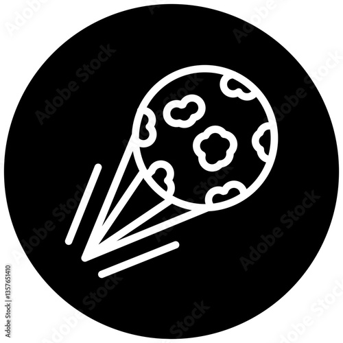 Meteorites Icon Style