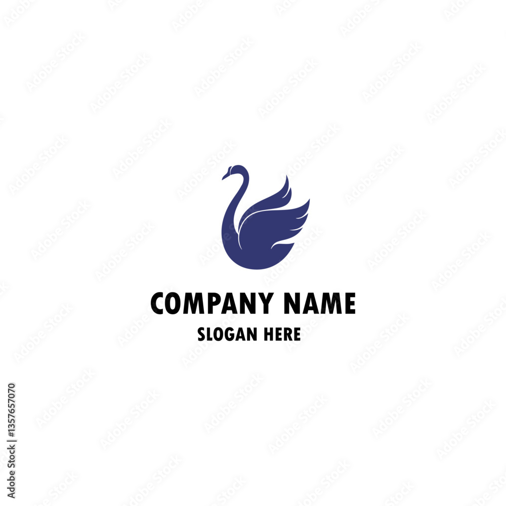 swan logo vector swan logo vector
