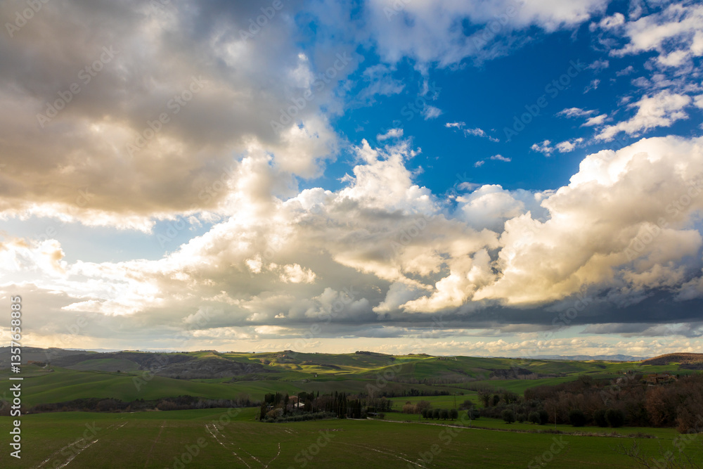 Afternoon colors in Tuscany