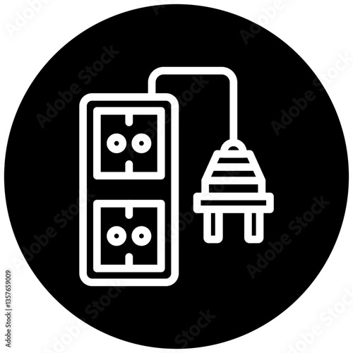 Extension Cord Icon Style