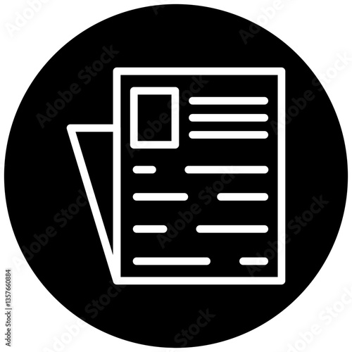 Newspaper Icon Style