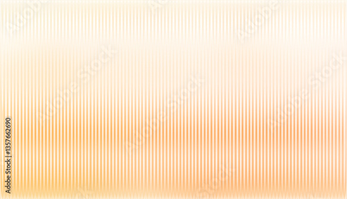 Brown orange ribbed glass. Vector ribbed glass texture background. Mesh gradient. acrylic ribbed bath surface. Reeded glass background semitransparent overlay. Bath wall window