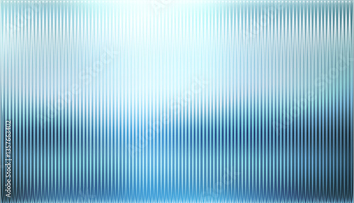 Dark blue grey ribbed glass. Vector ribbed glass texture background. Mesh gradient. acrylic ribbed bath surface. Reeded glass background semitransparent overlay. Bath wall window