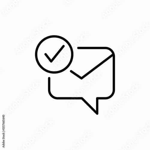 message sent icon sign vector