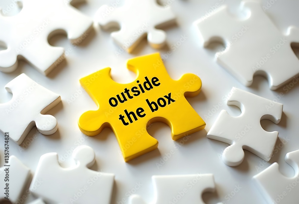 Obraz premium Think outsite the box