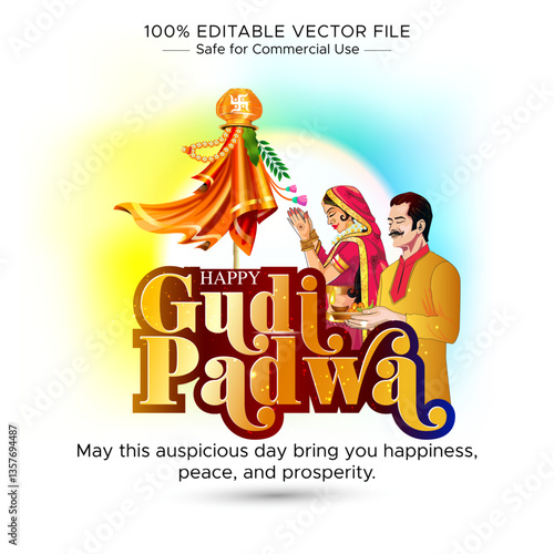Happy Gudi Padwa Post Design.