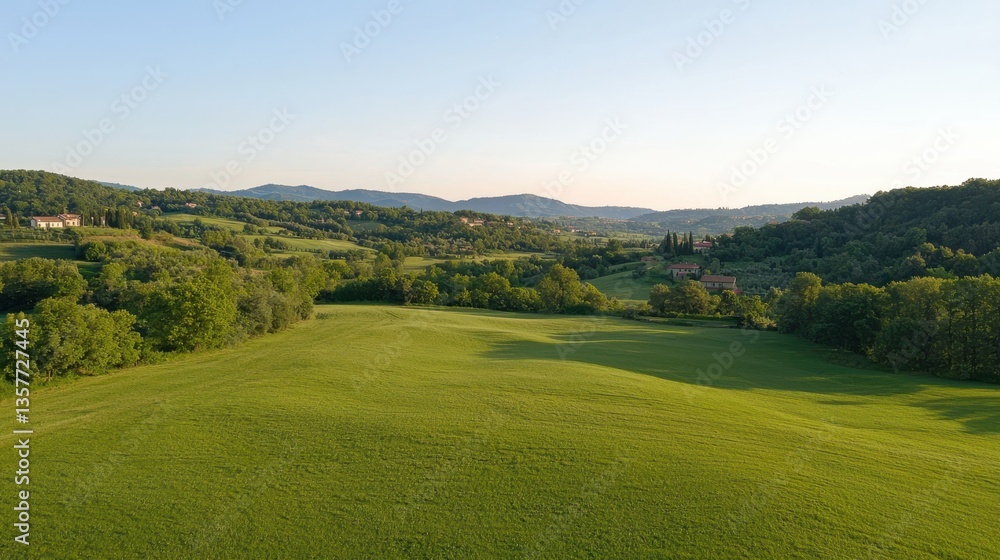 A serene landscape showcasing rolling green hills under a clear sky, highlighting the beauty of nature and tranquility. A serene landscape showcasing rolling green hills under a clear sky, highlighting the beauty of nature and tranquility.