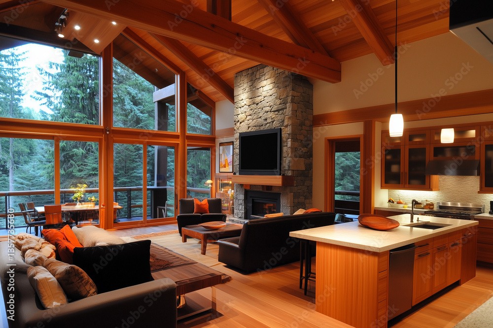 Warm & Inviting – A Rustic Cabin with Modern Aesthetics