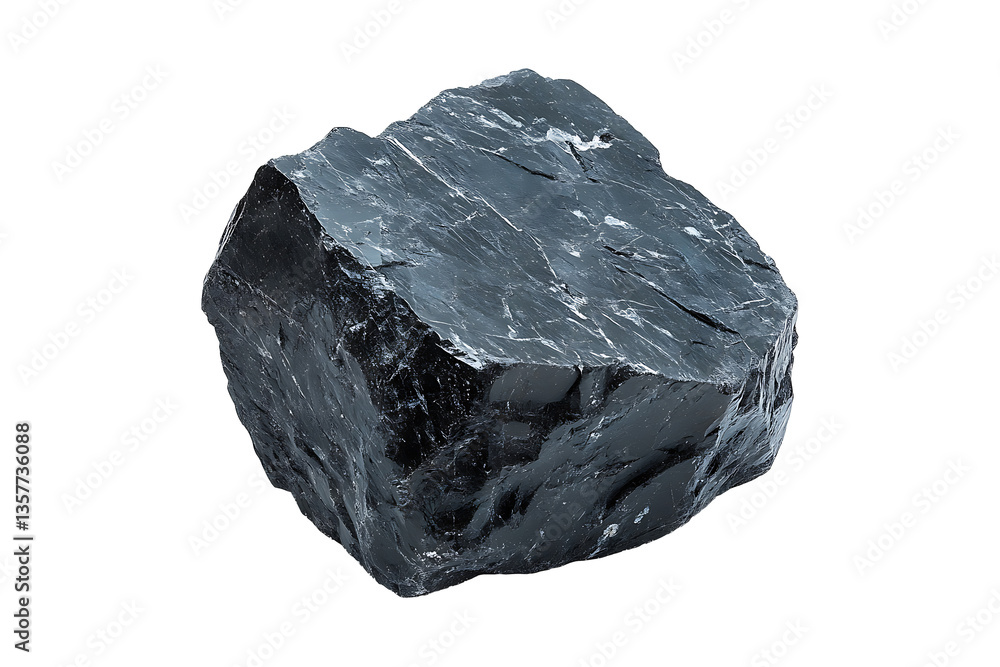 A Black Graphite Rock stone Isolated on White and Transparent Background PNG Image. A Black Graphite Rock stone Isolated on White and Transparent Background PNG Image.
