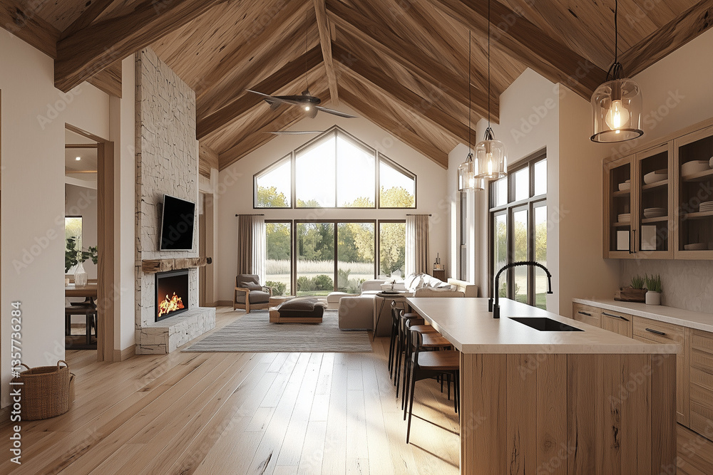 Warm & Inviting – A Rustic Cabin with Modern Aesthetics