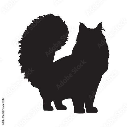 Cat Silhouette Vector - Digital Print for Cat Enthusiasts - Cat Vector - Cat Icon - Cat Illustration

