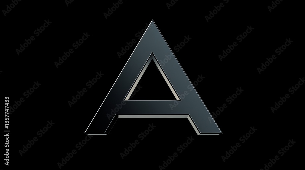 Uppercase letter A monogram with house logo, black design. Uppercase letter A monogram with house logo, black design.