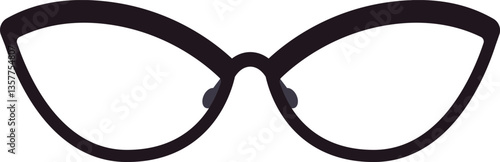 Stylish cat eye glasses with bold frames adding a touch of retro chic to any look, perfect for fashion conscious individuals seeking a classic yet contemporary accessory