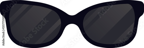 Stylish sunglasses with dark lenses offer excellent protection from the sun, reducing glare and enhancing visual comfort during bright sunny days