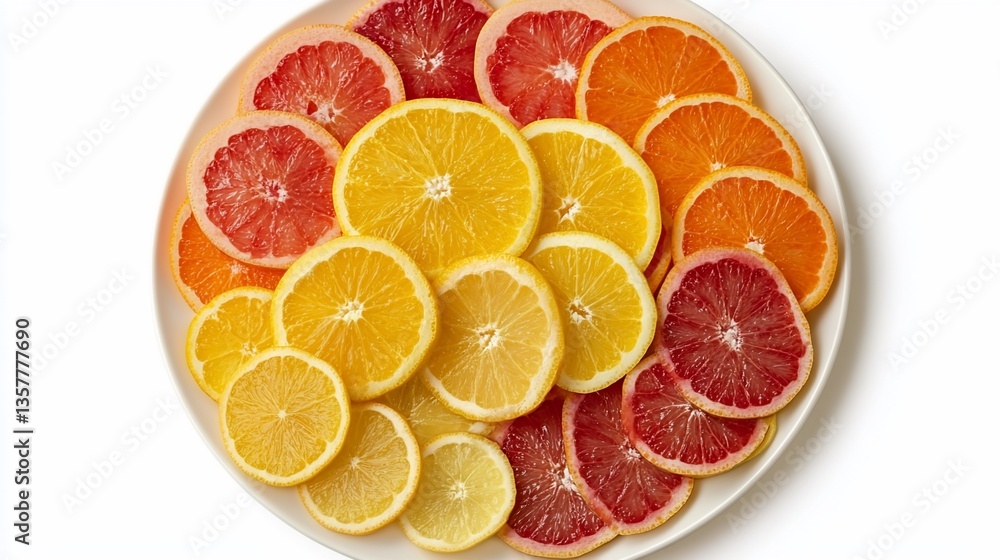 Vibrant Citrus Medley: A Refreshing Display of Freshly Sliced Citrus Fruits Vibrant Citrus Medley: A Refreshing Display of Freshly Sliced Citrus Fruits