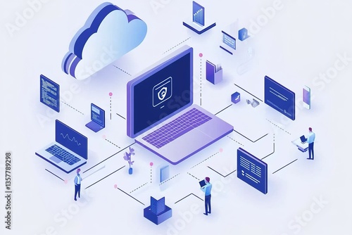 A secure digital workplace with blockchain-powered authentication, fingerprint scanning, and encrypted cloud storage