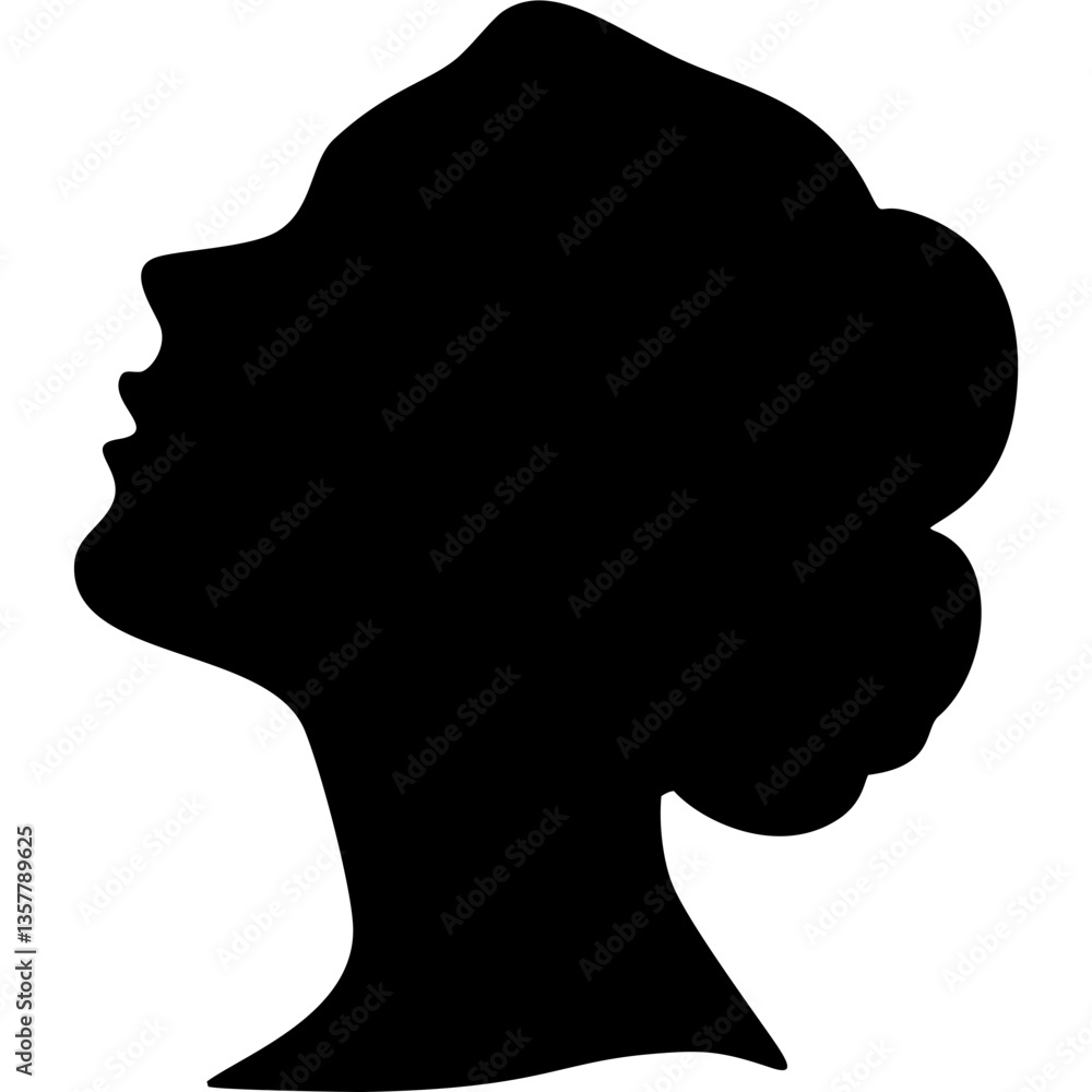 silhouette of woman looking up on white background
silhouette of woman looking up on white background