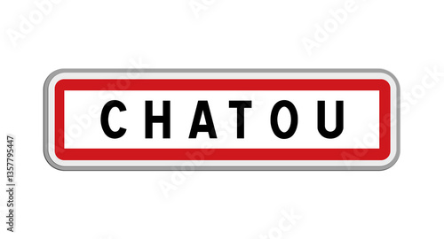Panneau de Chatou, Yvelines, Île-de-France