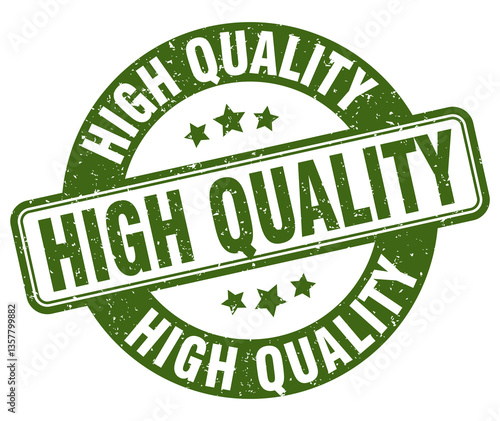 high quality stamp. high quality label. round grunge sign