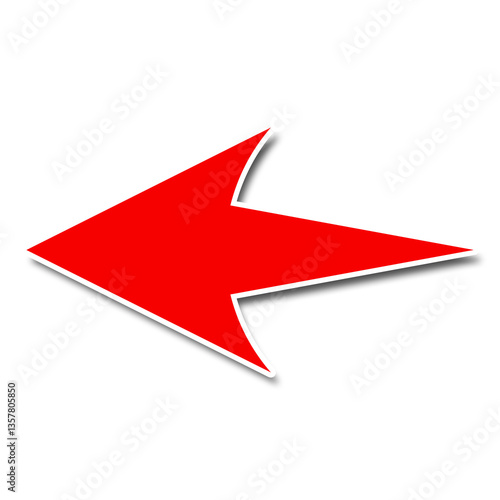 Free Download red arrow on white background - GFXLoad