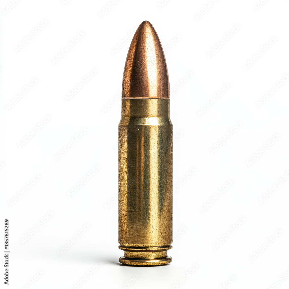 Bullet weapon isolated on white background. Bullet weapon isolated on white background.