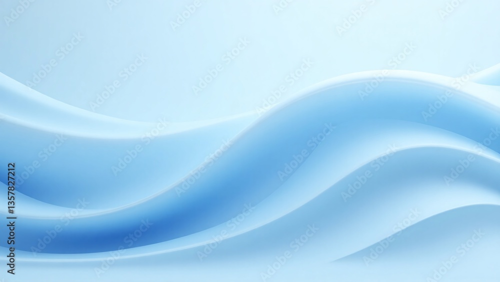 A modern, luxurious abstract wave in a white background A modern, luxurious abstract wave in a white background