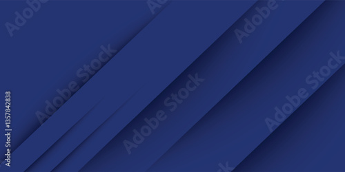 Modern abstract blue background with diagonal line. Simple graphic design element. Futuristic concept. Horizontal banner template vector eps10